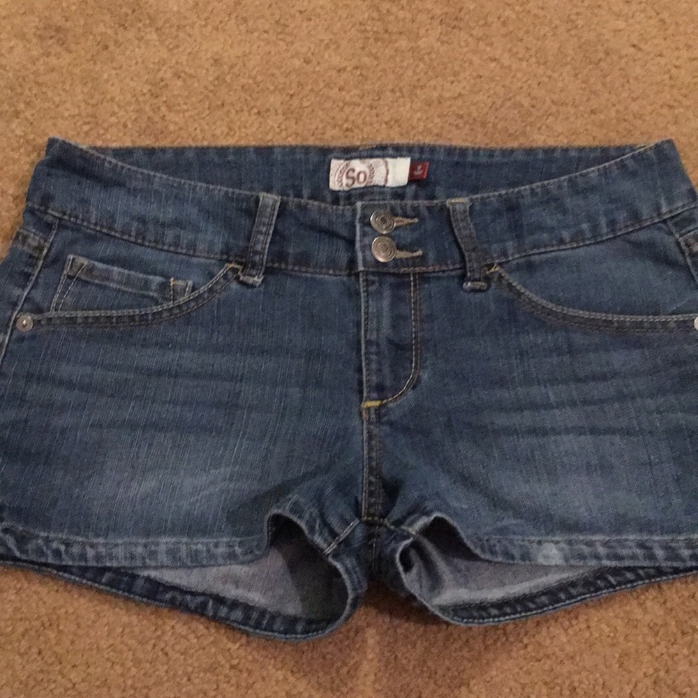 SO jean shorts